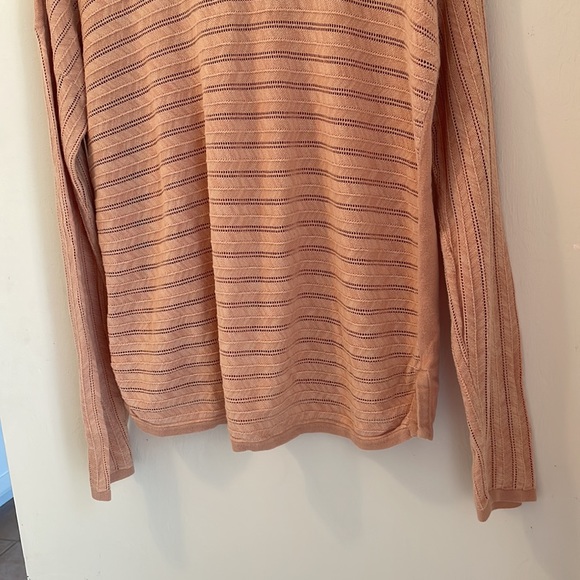 PRANA MADELINE SWEATER WOMEN'S SIZE XL ORGANIC COTTON PINK LIGHTWEIGHT - Picture 5 of 10